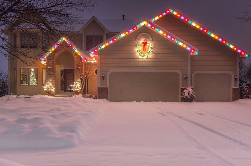 Christmas Lights Hanging in Alpharetta, GA