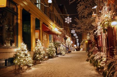 Holiday Lights Hanging in Kansas City, MO