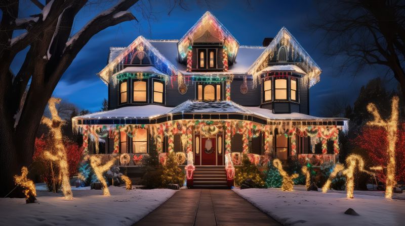Holiday Lights Installation in Kansas City, KS