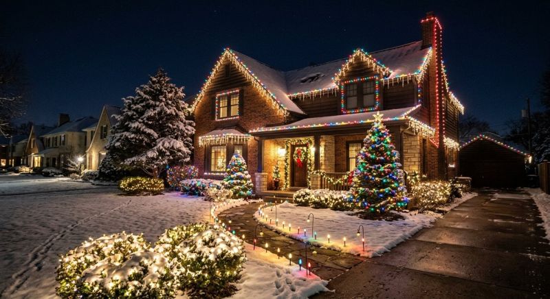 Holiday Lights Installation in Roswell, GA
