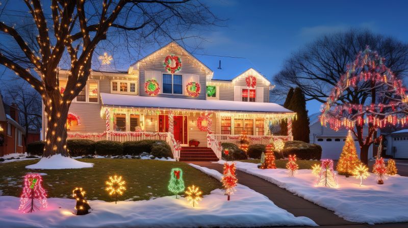 Xmas Lights Installation in Kansas City, MO